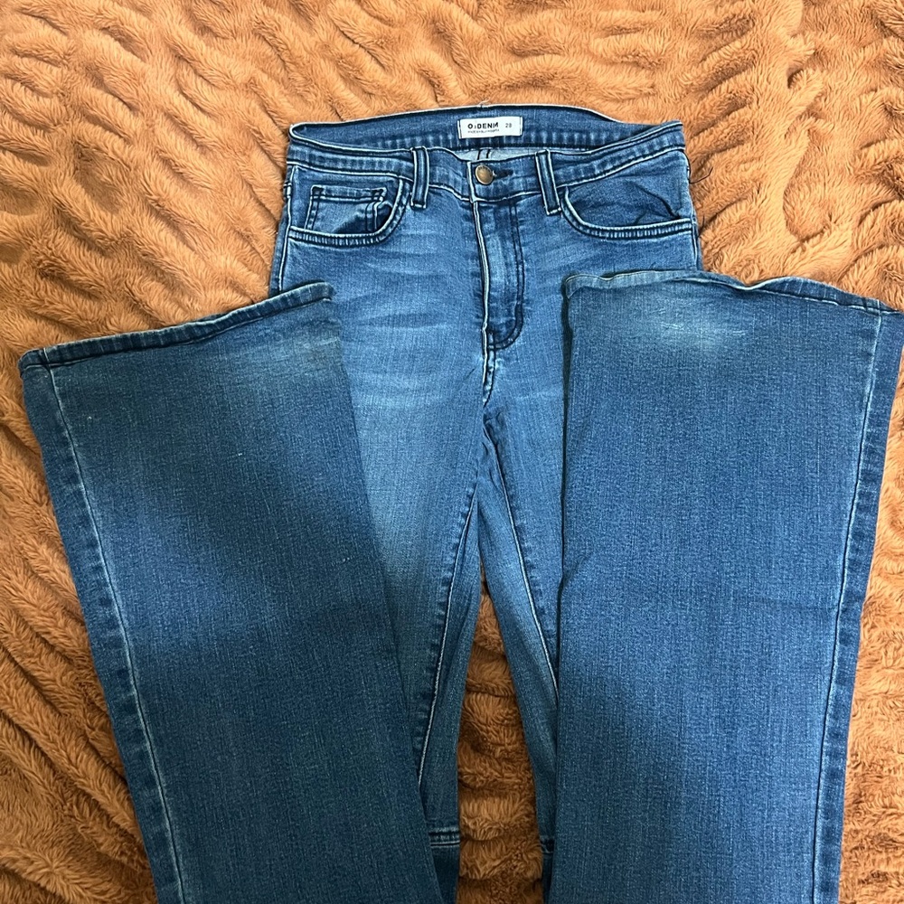 O2 Denim flare jeans